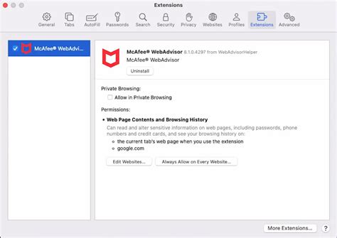 mcafee safari host uninstall mac|How to Uninstall McAfee on Mac .